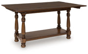 Sturlayne - Flip Top Sofa Table - Brown - R&R Furniture Gallery (Fountain Valley, CA)