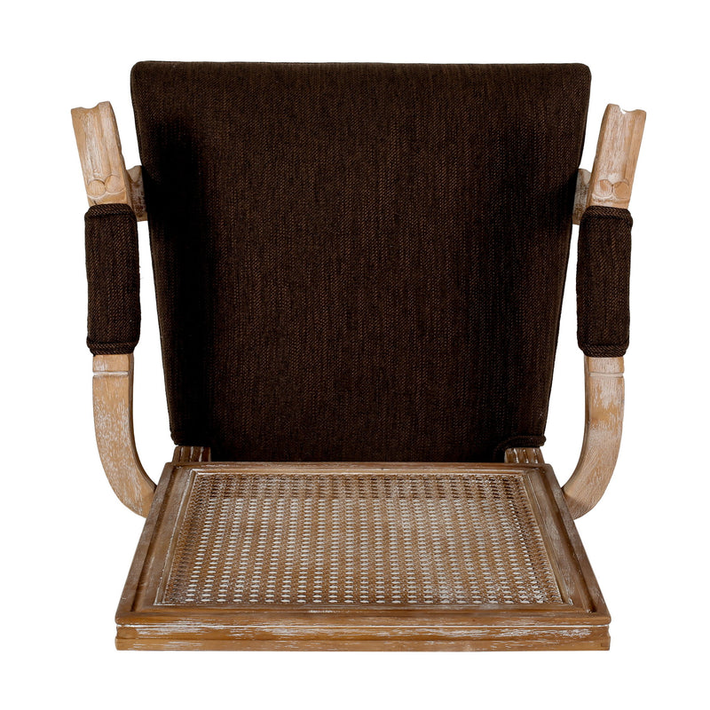 Elegant French Country Style Dining Chair With Cane Backrest - R&R Furniture Gallery (Fountain Valley, CA)