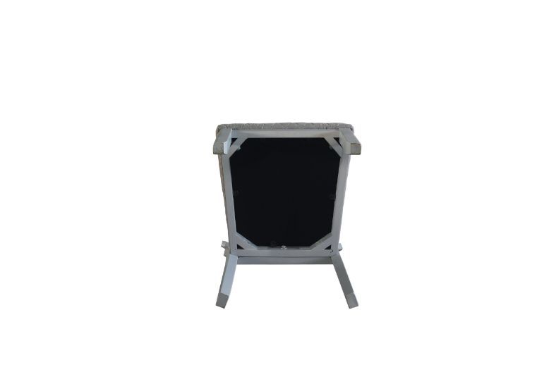 House Marchese - Side Chair (Set of 2) - Two Tone Gray Fabric & Pearl Gray - R&R Furniture Gallery (Fountain Valley, CA)
