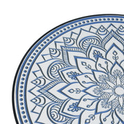 Outdoor Round Side Table With Mosaic Style Top And Curved Iron Legs - R&R Furniture Gallery (Fountain Valley, CA)