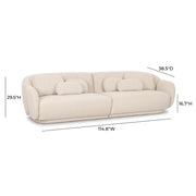 Misty - Modular 4-Seater Sofa - Cream - R&R Furniture Gallery (Fountain Valley, CA)