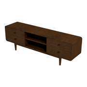 Alexa - TV Stand - Dark Brown / Wood - R&R Furniture Gallery (Fountain Valley, CA)