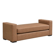 Ottoman With Unique Armrest Design For Living Spaces - R&R Furniture Gallery (Fountain Valley, CA)