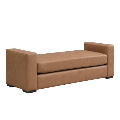 Ottoman With Unique Armrest Design For Living Spaces - R&R Furniture Gallery (Fountain Valley, CA)