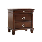Glory Furniture Triton accent nightstand in cappuccino finish with a sleek design and single drawer.