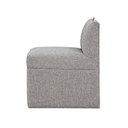 Della - Upholstered Castered Chair - Gray - R&R Furniture Gallery (Fountain Valley, CA)