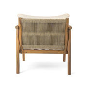Modern Outdoor Woven Lounge Chair With Solid Frame And Cushions - R&R Furniture Gallery (Fountain Valley, CA)