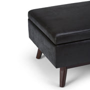 Owen - Upholstered Rectangular Storage Ottoman - R&R Furniture Gallery (Fountain Valley, CA)