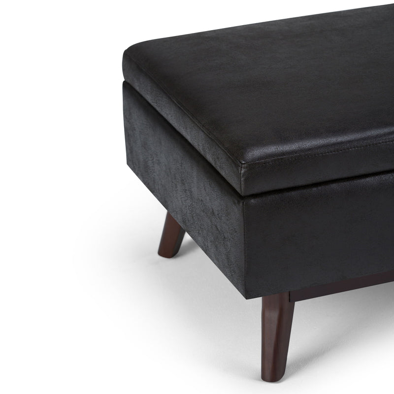 Owen - Upholstered Rectangular Storage Ottoman - R&R Furniture Gallery (Fountain Valley, CA)
