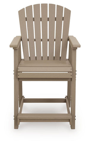 Seacliff Beach - Barstool (Set of 2) - Medium Brown - R&R Furniture Gallery (Fountain Valley, CA)