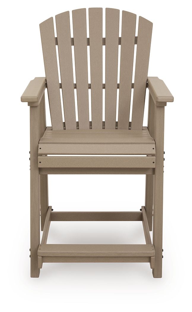 Seacliff Beach - Barstool (Set of 2) - Medium Brown - R&R Furniture Gallery (Fountain Valley, CA)