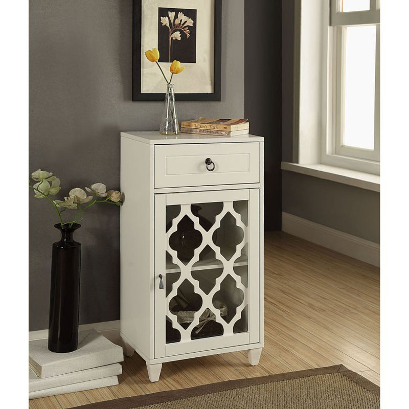 Ceara - Accent Table - White - R&R Furniture Gallery (Fountain Valley, CA)