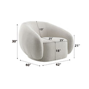 Isabel - Chair With Swivel - R&R Furniture Gallery (Fountain Valley, CA)