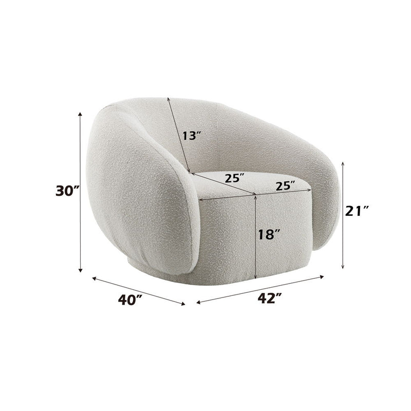 Isabel - Chair With Swivel - R&R Furniture Gallery (Fountain Valley, CA)