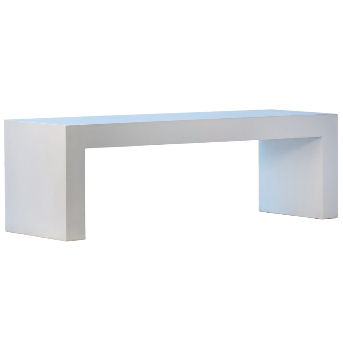 Blazer - Outdoor Bench - Natural White