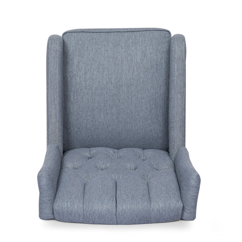 Classic Design, Manual Recliner Chair With 360 Degree Swivel - R&R Furniture Gallery (Fountain Valley, CA)