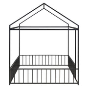 Metal Bed House Bed Frame With Fence - R&R Furniture Gallery (Fountain Valley, CA)