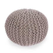 Moro - Knitted Round Pouf With Pumpkin Shape - R&R Furniture Gallery (Fountain Valley, CA)