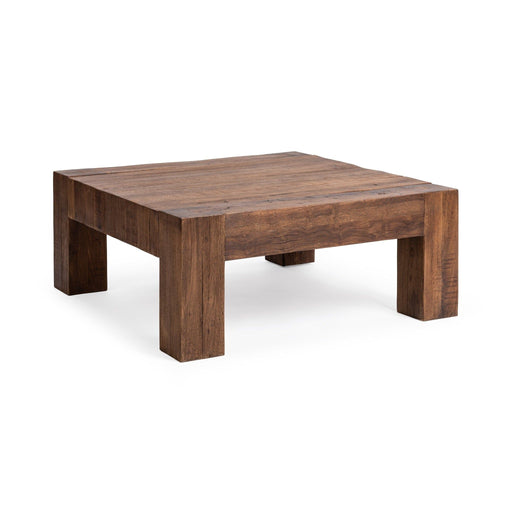Classic Home Montera coffee table with a sleek wooden surface and modern design, perfect for living room decor.