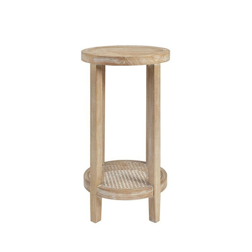 Bedford - Round Accent Table - Reclaimed Wheat - R&R Furniture Gallery (Fountain Valley, CA)