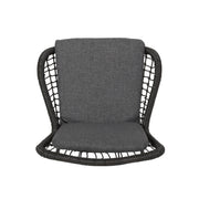 Outdoor Wicker Club Chair With Cushions (Set of 2) - R&R Furniture Gallery (Fountain Valley, CA)