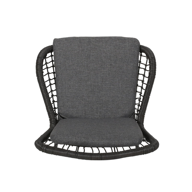 Outdoor Wicker Club Chair With Cushions (Set of 2) - R&R Furniture Gallery (Fountain Valley, CA)