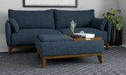 Reversible Tray Ottoman - Blue - R&R Furniture Gallery (Fountain Valley, CA)