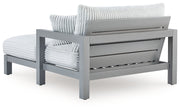 Hurley Park - Chaise Lounge With Cushion - Gray - R&R Furniture Gallery (Fountain Valley, CA)