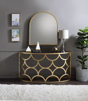 Altus - Console Table - Gold - R&R Furniture Gallery (Fountain Valley, CA)