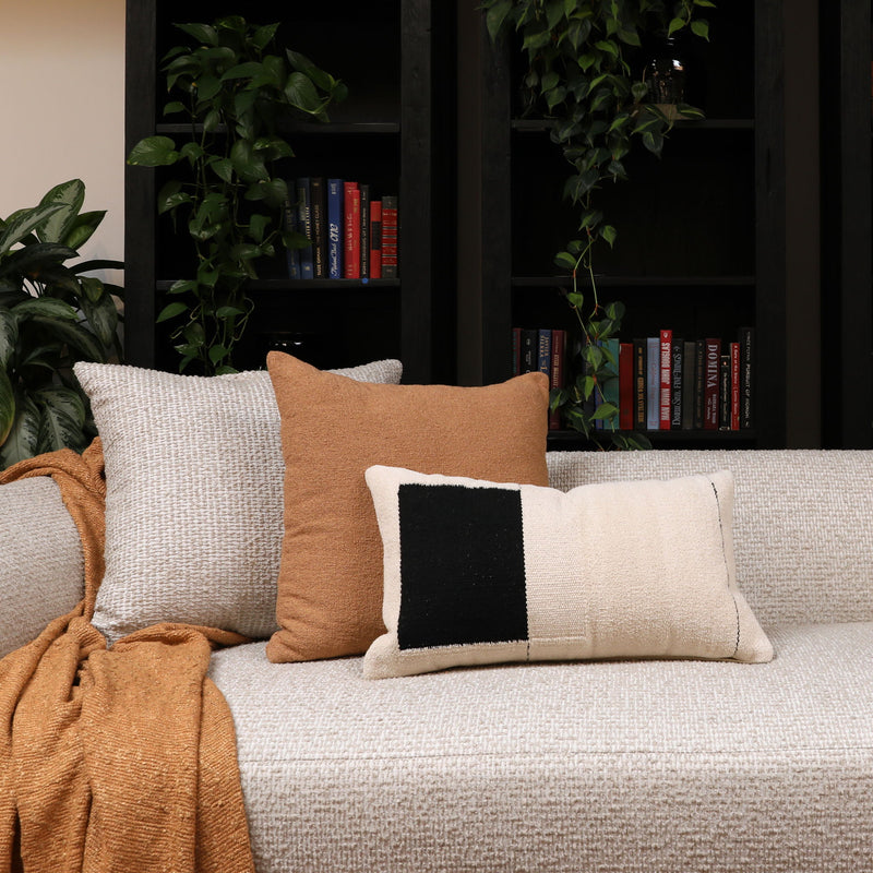 Aija - Pillow - Black And Off White