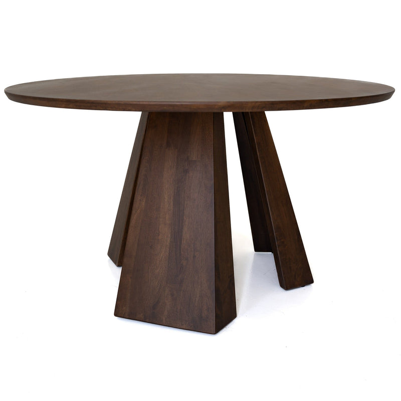 Bolton - Round Dining Table - Walnut - R&R Furniture Gallery (Fountain Valley, CA)