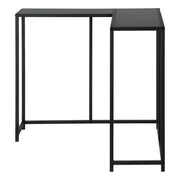 Corner Accent Console Table For Entryway, Contemporary & Modern - Black - R&R Furniture Gallery (Fountain Valley, CA)