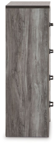 Bronyan - Four Drawer Chest - Dark Gray - R&R Furniture Gallery (Fountain Valley, CA)