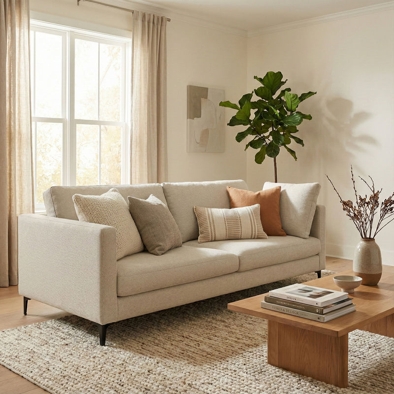Ava - Mid Century Sofa, Upholstered - R&R Furniture Gallery (Fountain Valley, CA)