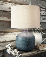 Malthace - Metal Table Lamp  - Patina - R&R Furniture Gallery (Fountain Valley, CA)