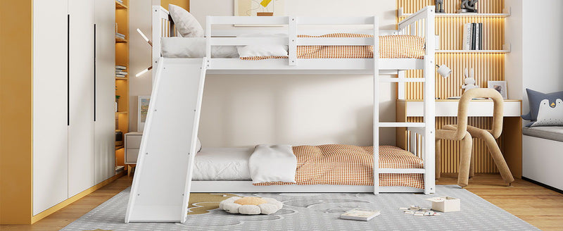Bunk Bed With Convertible Ladder And Slide - R&R Furniture Gallery (Fountain Valley, CA)