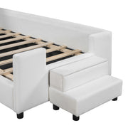 Upholstered Daybed With Bear Shaped Headboard, Hydraulic System And Breathable Fence - R&R Furniture Gallery (Fountain Valley, CA)