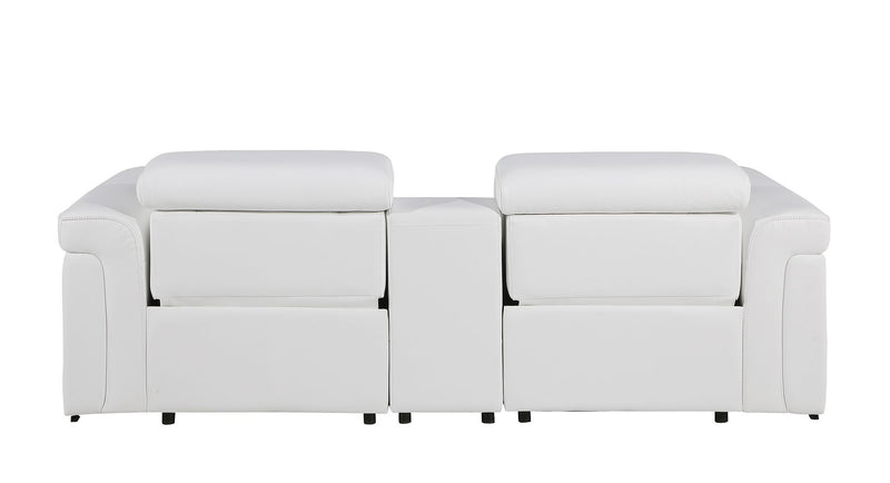 1126 - 3-Piece Modular Power Reclining Loveseat In With 2 Power Recliners & Power Headrests