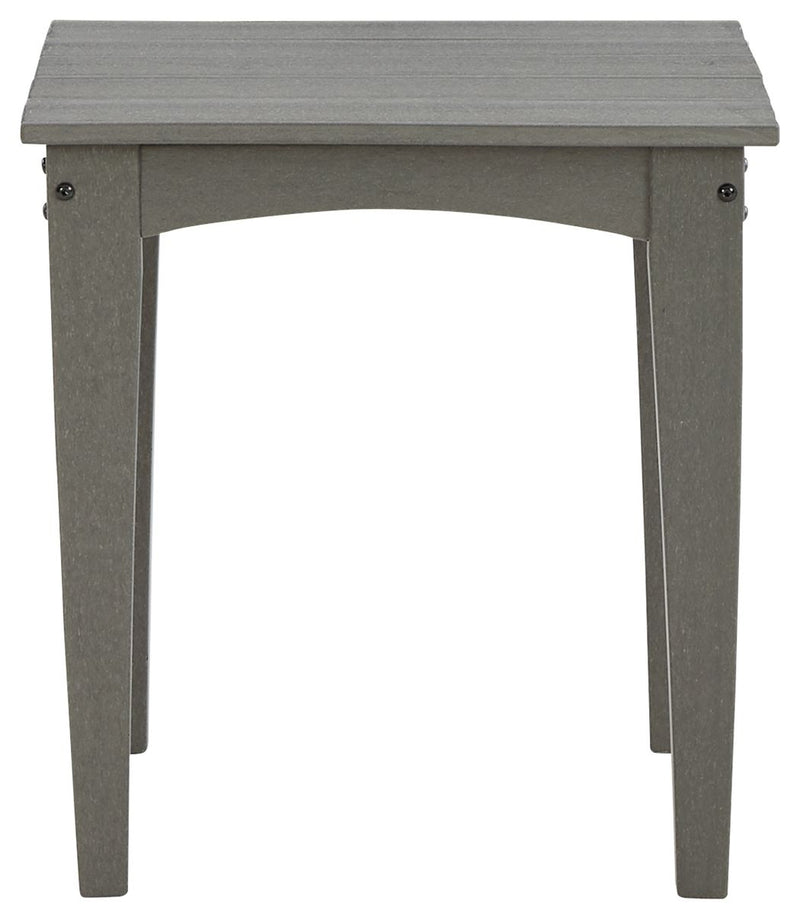 Visola - Square End Table - Gray - R&R Furniture Gallery (Fountain Valley, CA)