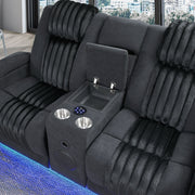 Duran - Power Reclining Loveseat With Power Headrest - R&R Furniture Gallery (Fountain Valley, CA)