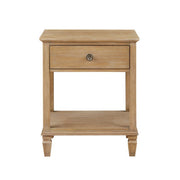 Victoria - Bedside Table With Drawer And Shelf - R&R Furniture Gallery (Fountain Valley, CA)
