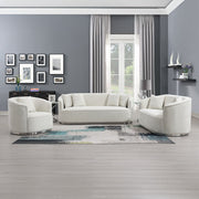 Odette - Sofa With 4 Pillows - Beige Chenille - R&R Furniture Gallery (Fountain Valley, CA)