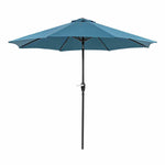 Soli - 9' Outdoor Umbrella w/ Auto Tilt, Blue