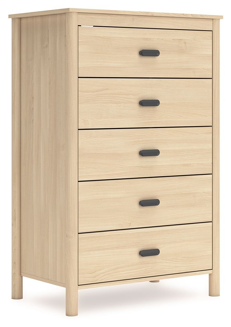Cabinella - Five Drawer Chest - Tan - R&R Furniture Gallery (Fountain Valley, CA)
