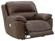 Dunleith - Zero Wall Recliner w/PWR HDRST - Chocolate - R&R Furniture Gallery (Fountain Valley, CA)