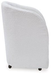 Rowanbeck - Dining Upholstered Arm Chair (Set of 2) - Ivory - R&R Furniture Gallery (Fountain Valley, CA)