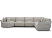 Playful - 6 Piece Modular Sectional - Canes Cobblestone - R&R Furniture Gallery (Fountain Valley, CA)