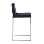 Lumi Source Fuji contemporary high back counter stool with functional design, showcasing sleek modern style and comfortable seating.
