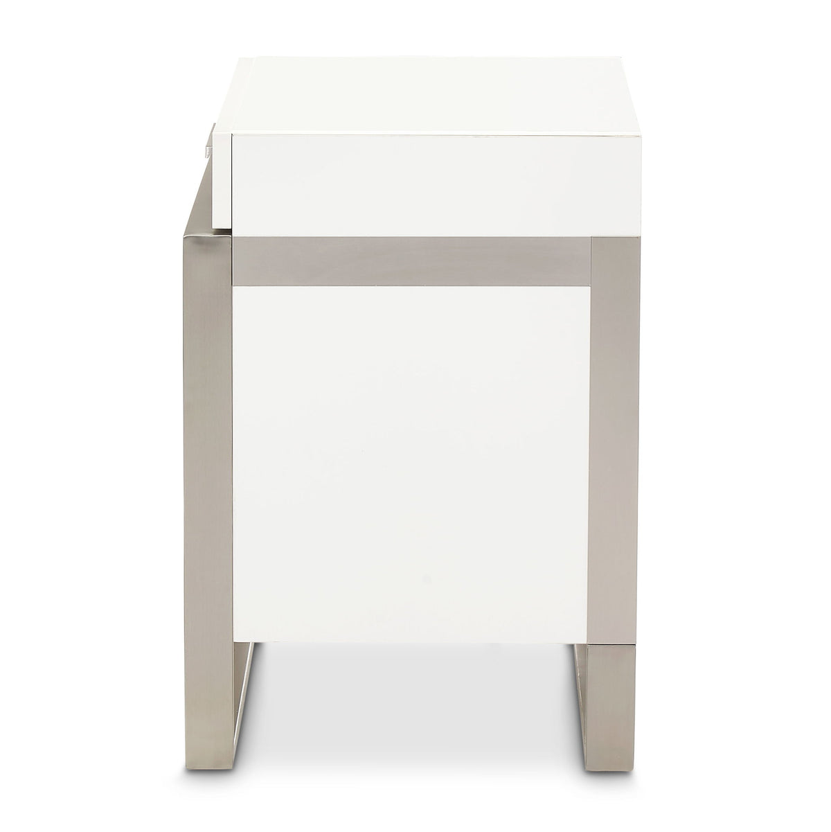 Marquee - Nightstand - Cloud White - R&R Furniture Gallery (Fountain Valley, CA)