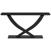 Console Table With Cross Leg Base And Reinforced Support Plate - R&R Furniture Gallery (Fountain Valley, CA)